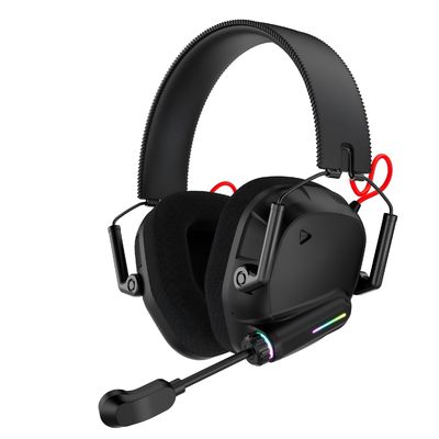 2.4G Wireless Gaming headsets With Detachable Omnidirectional MIC