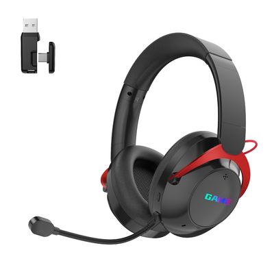 OEM ODM 2.4G Wireless Gaming headsets With Detachable Omnidirectional MIC